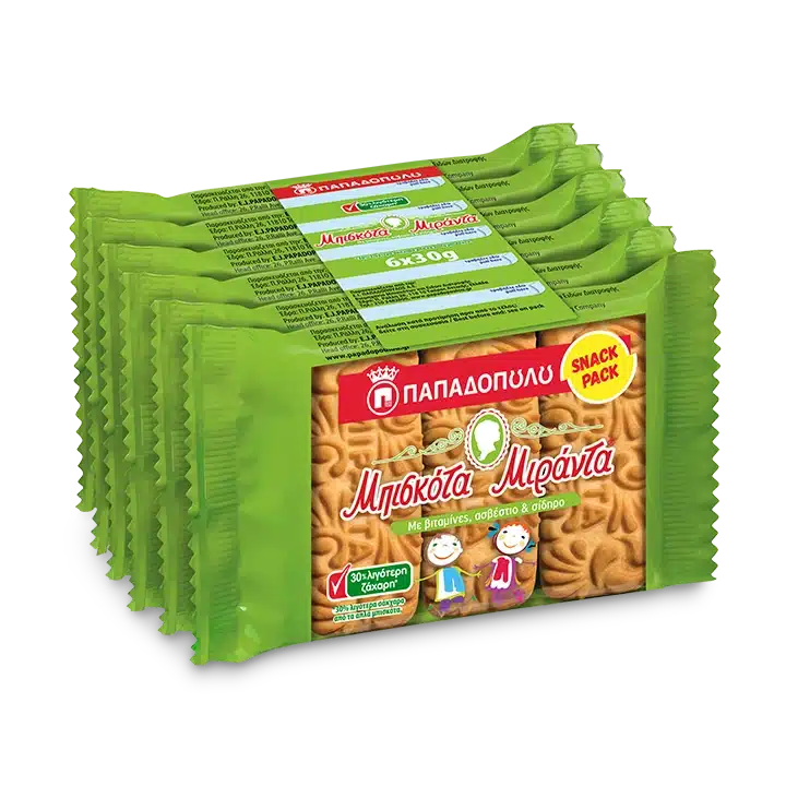 Image of Miranda biscuits with 30% less sugar
