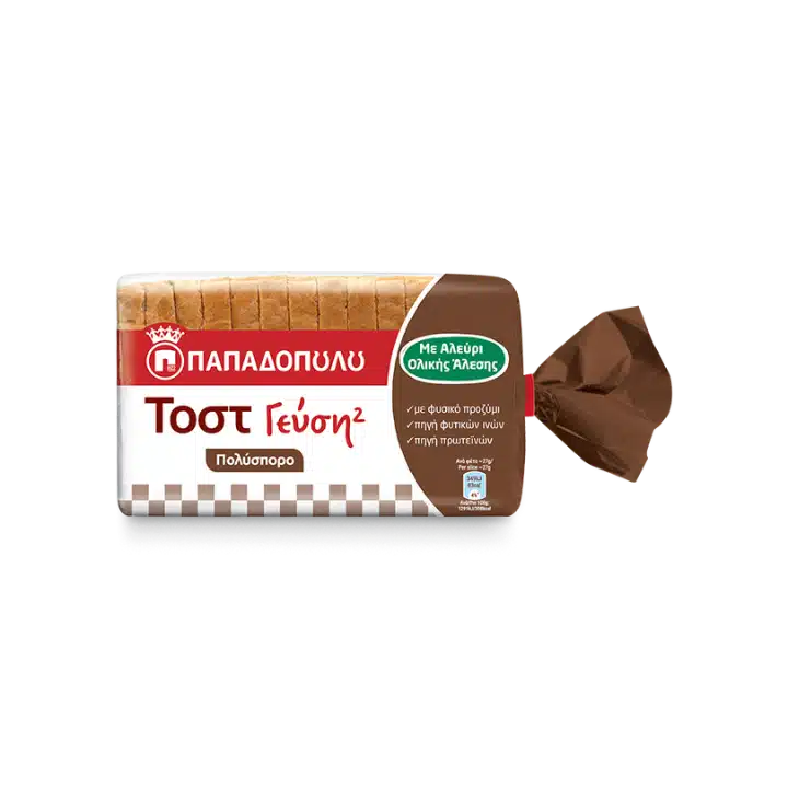 Product Image of Τοστ Γεύση² Πολύσπορο με Αλεύρι Ολικής Άλεσης