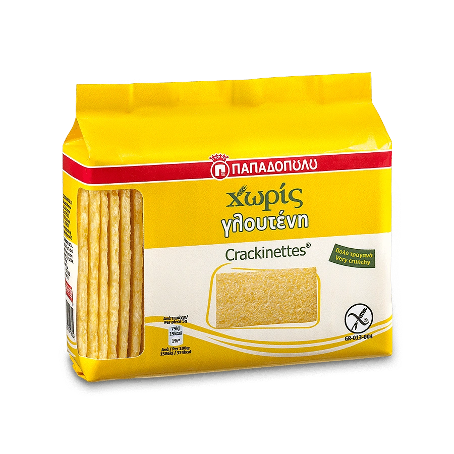 Product Image of Crackinettes Χωρίς Γλουτένη