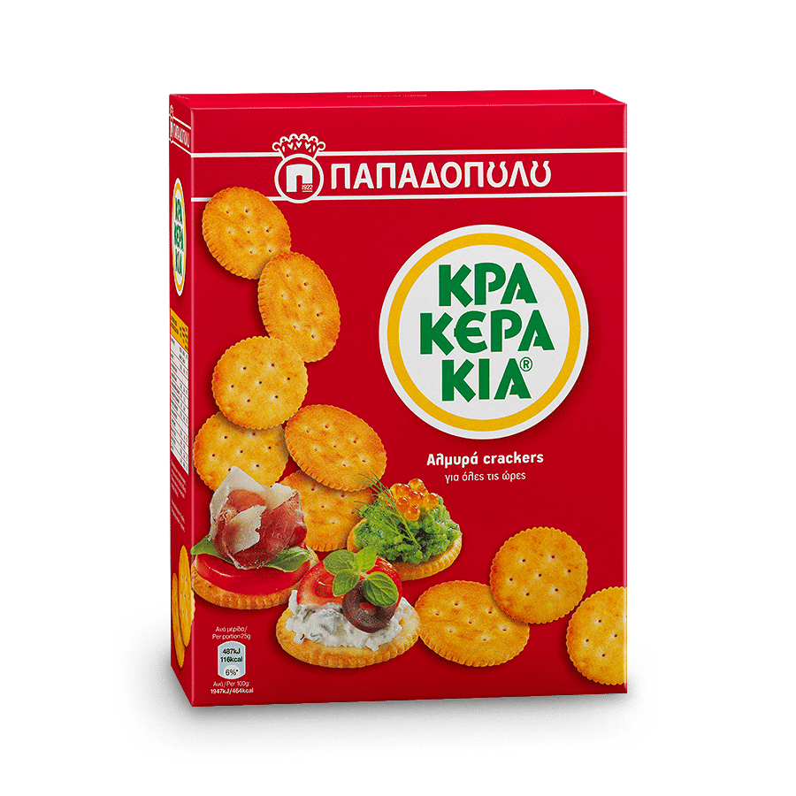 Image of 'Krakerakia' salted crackers