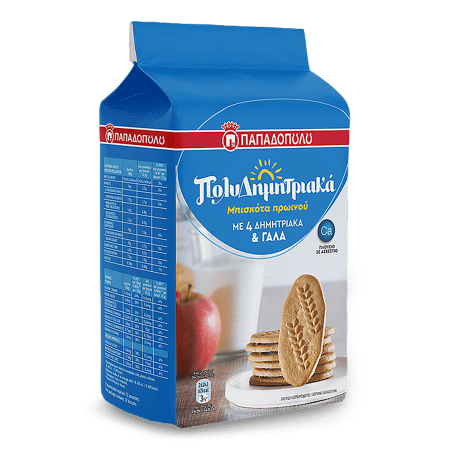 Product Image of MultiCereal Breakfast biscuits with 4 cereals & milk
