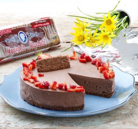 image for Cheesecake σοκολάτα με ΜΙΡΑΝΤΑ Παπαδοπούλου με κακάο & σοκολάτα
