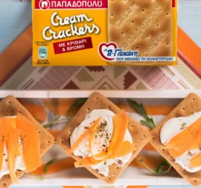 image for Υγιεινό γεύμα με Cream Crackers με κριθάρι, βρώμη & Β’–γλυκάνη, κατίκι και καρότο