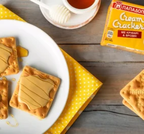 image for Γλυκό σνακ με Cream Crackers με β-γλυκάνη και ταχίνι