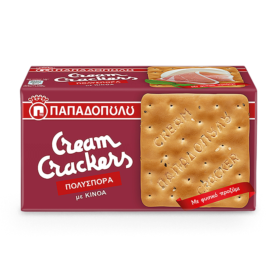 Image of Multiseed Cream crackers with quinoa
