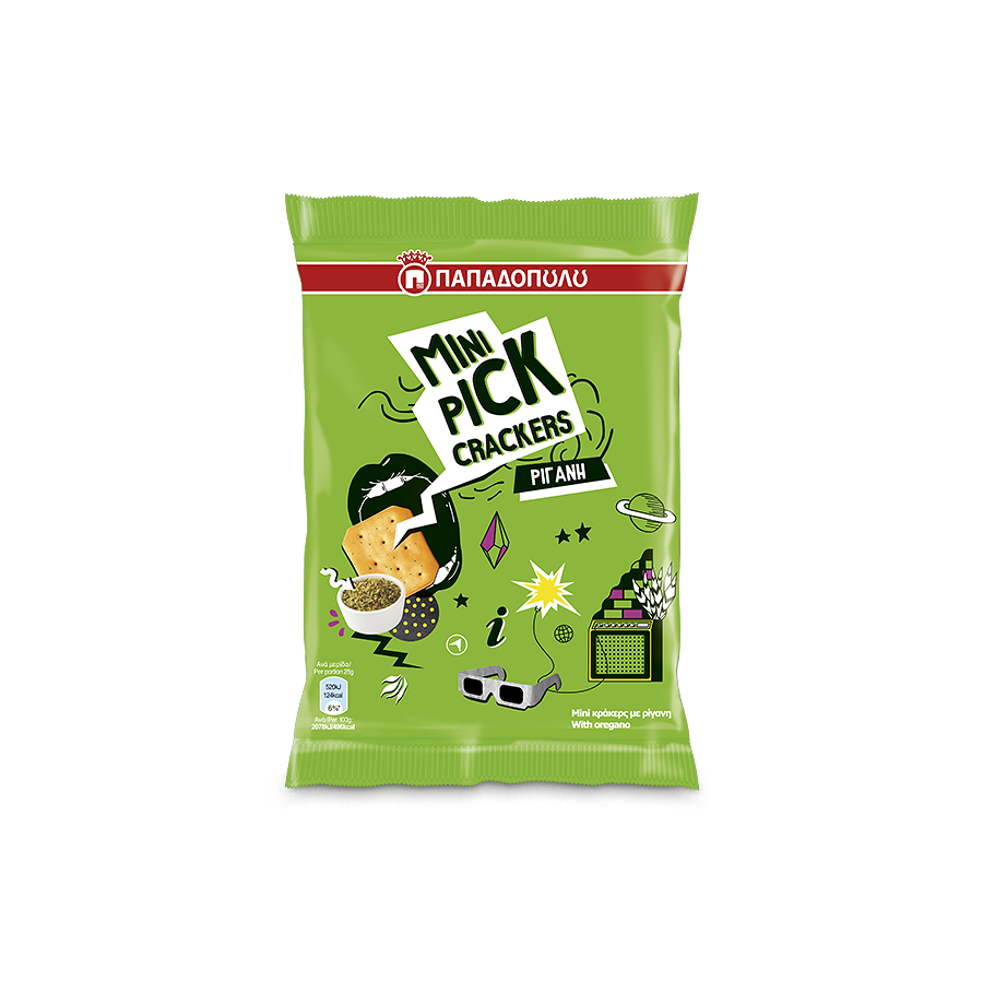 Image of Mini Pick Crackers Oregano