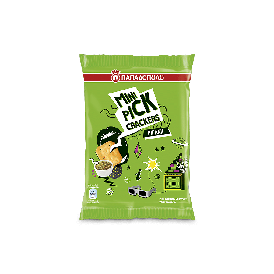 Product Image of Mini Pick Crackers Oregano