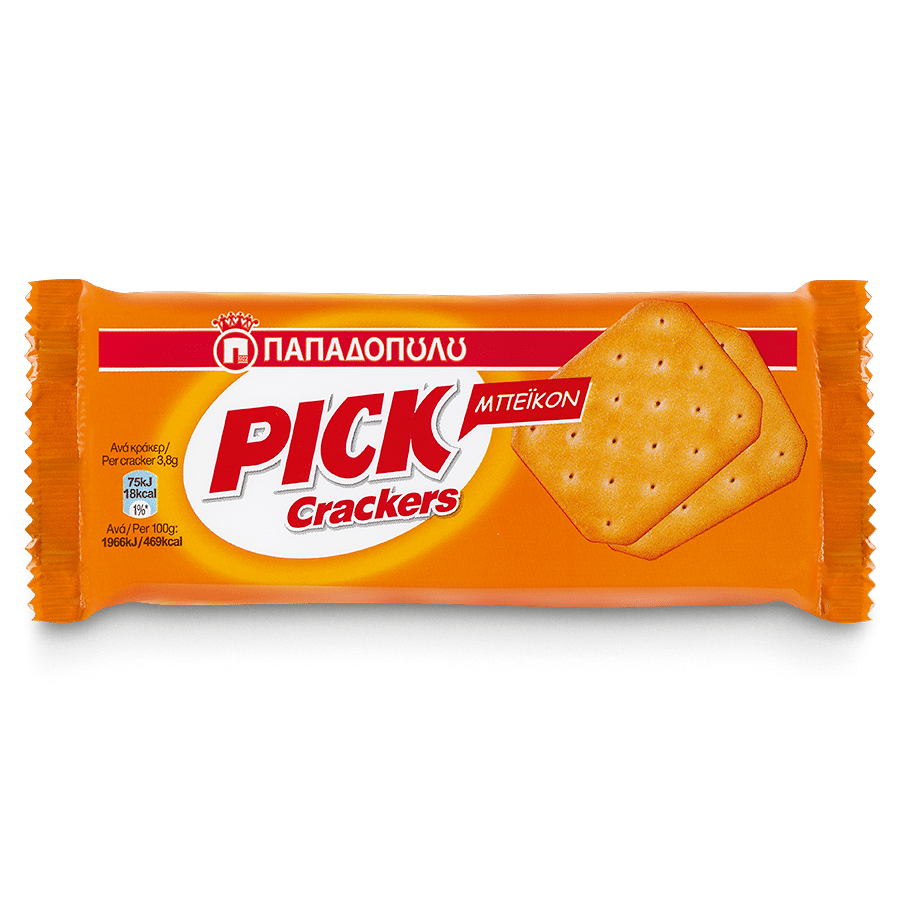 Image of Pick Crackers with bacon flavor