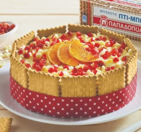 image for Σαρλότ λευκής σοκολάτας με πορτοκάλι και Πτι Μπερ Παπαδοπούλου