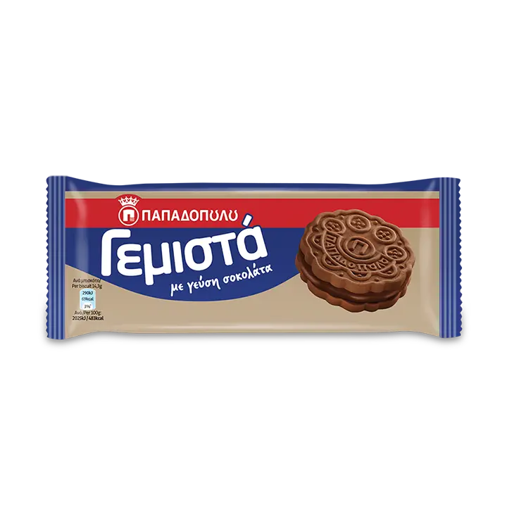 Product Image of Sandwich biscuits with chocolate flavored cream