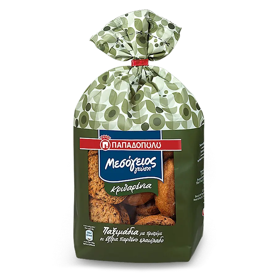 Product Image of Μεσόγειος γεύση Κριθαρένια Παξιμάδια