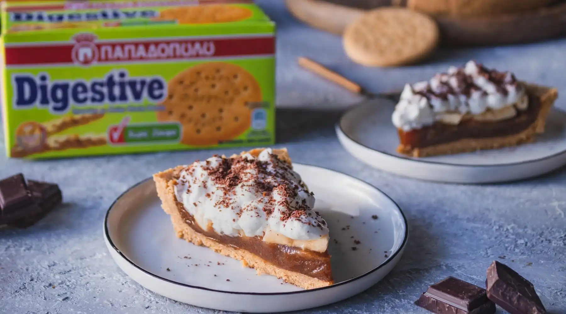 Featured image for Μπανόφι με Digestive, καραμέλα από χουρμάδες χωρίς ζάχαρη