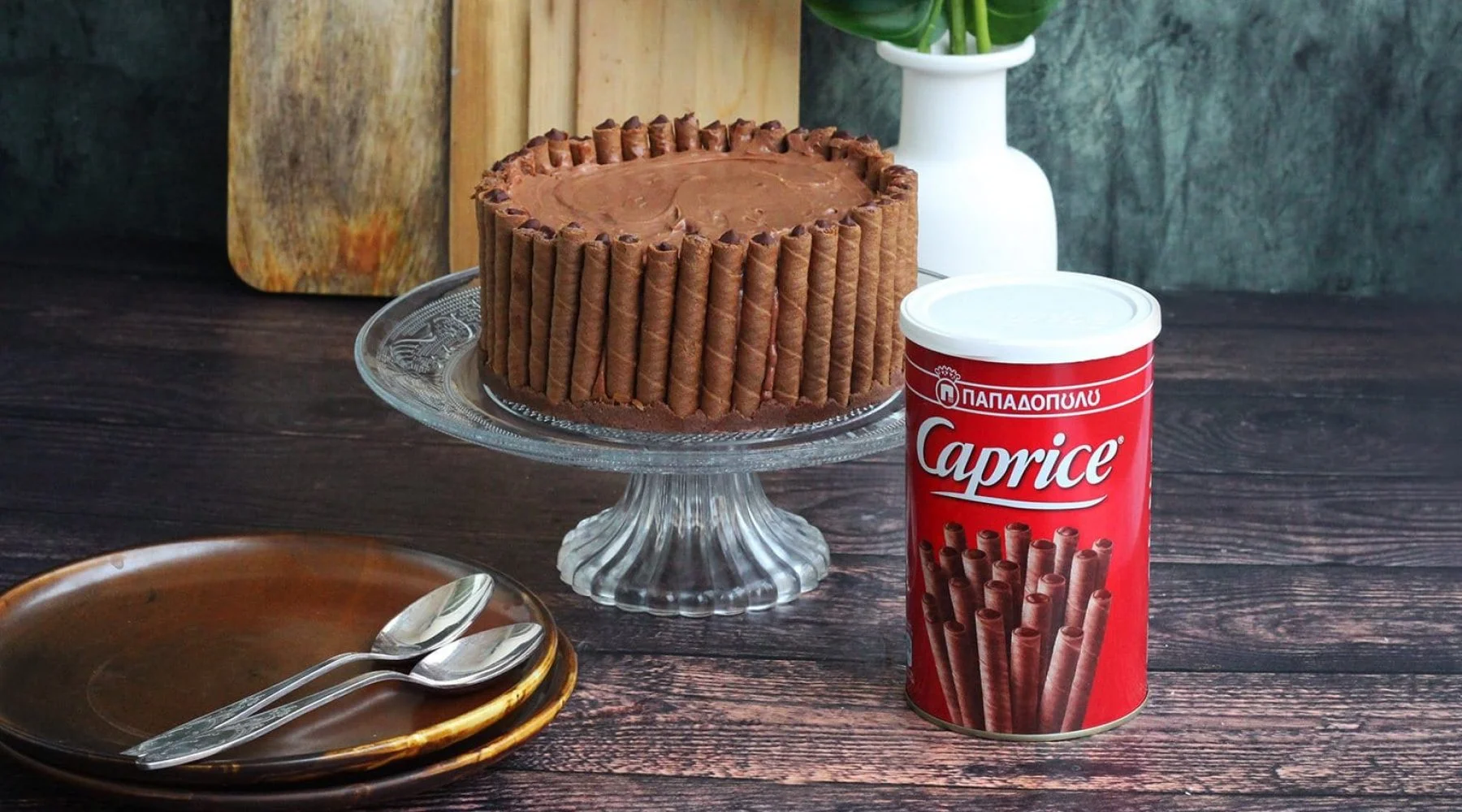 image for Cheesecake πραλίνας με Caprice και μόνο 4 υλικά
