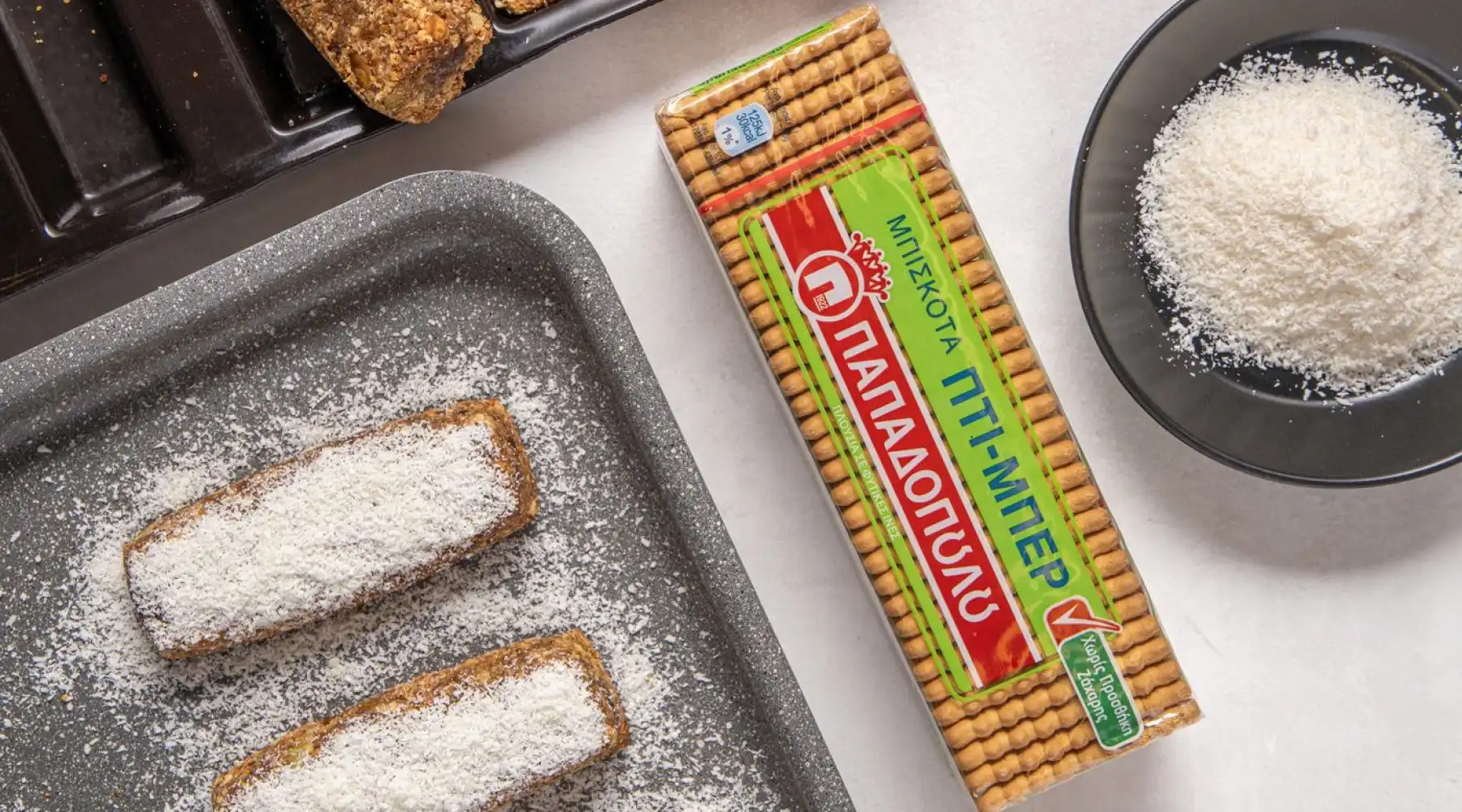 Featured image for Energy bar με χουρμάδες και Πτι Μπερ Παπαδοπούλου χωρίς προσθήκη ζάχαρης
