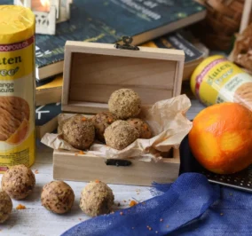 image for Gluten free energy balls με μπισκότα Παπαδοπούλου χωρίς γλουτένη με πορτοκάλι