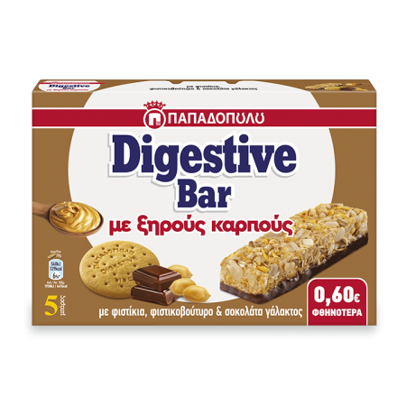 Product Image of Digestive Bar with peanuts, peanut butter and milk chocolate