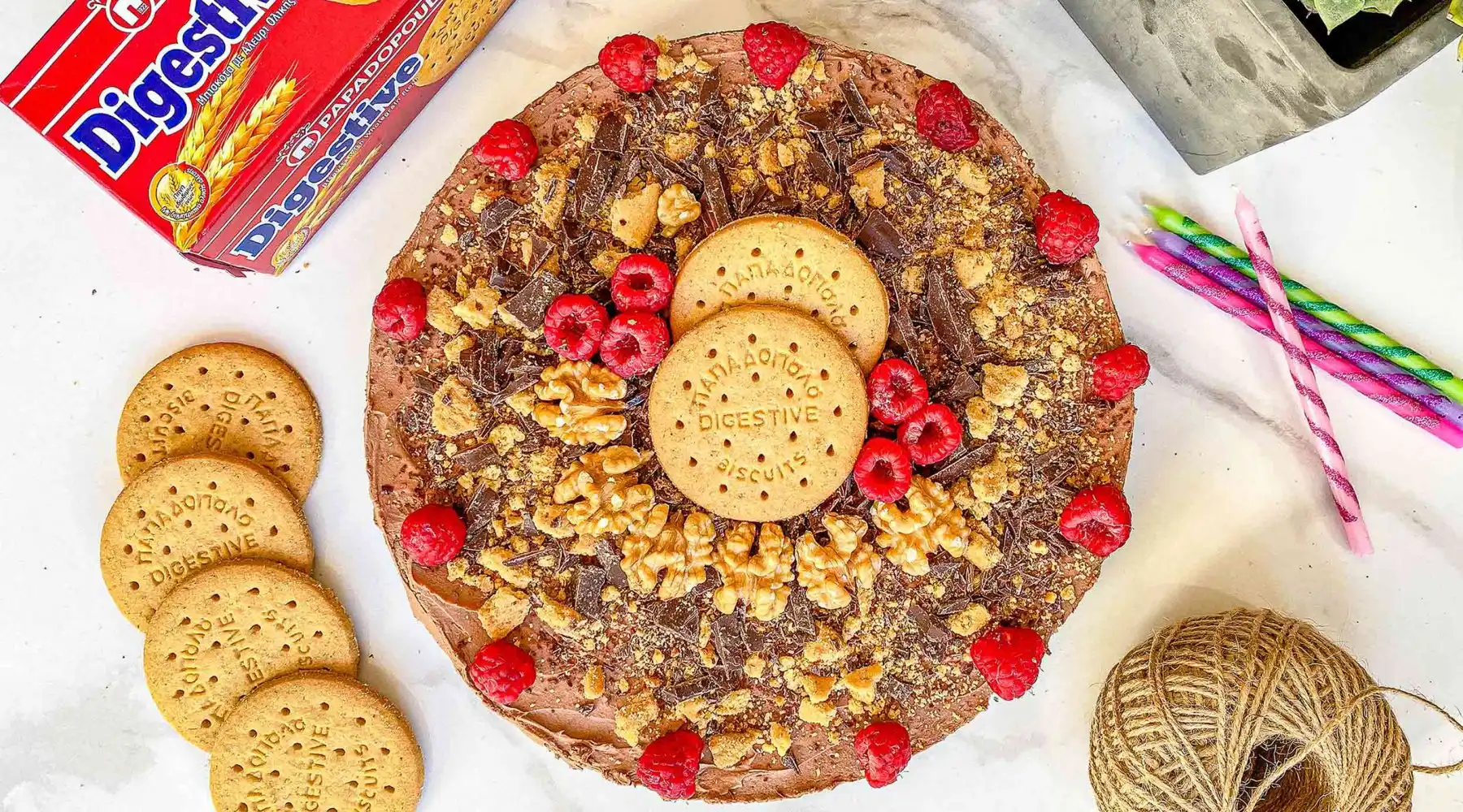 Top slider image for No bake τούρτα σοκολάτα με μπισκότα Digestive