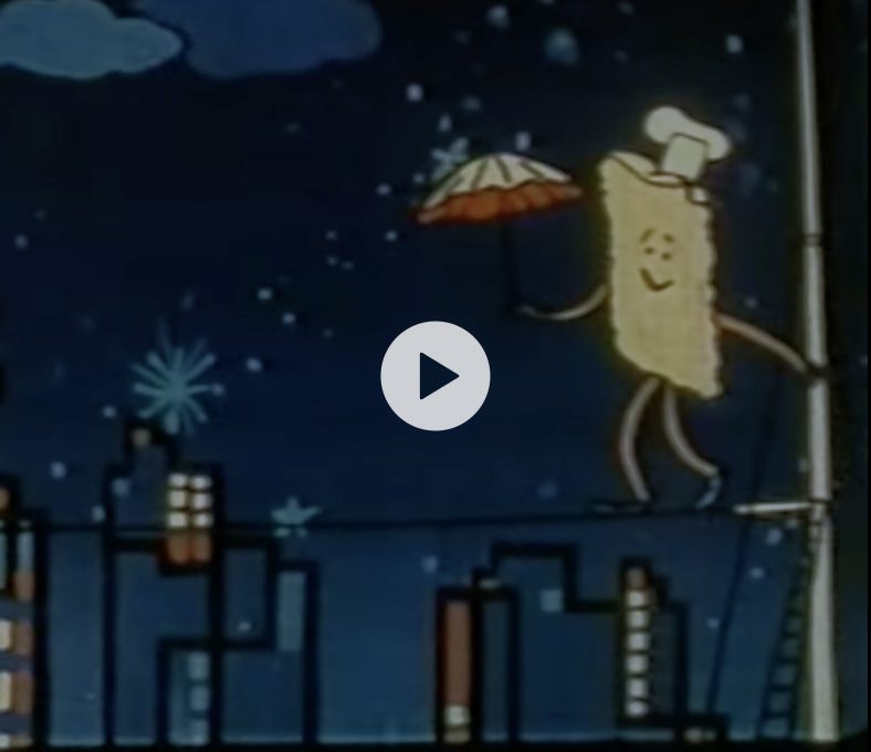Διαφημιστικό για τα Μπισκότα Παπαδοπούλου της δεκαετίας του ‘60