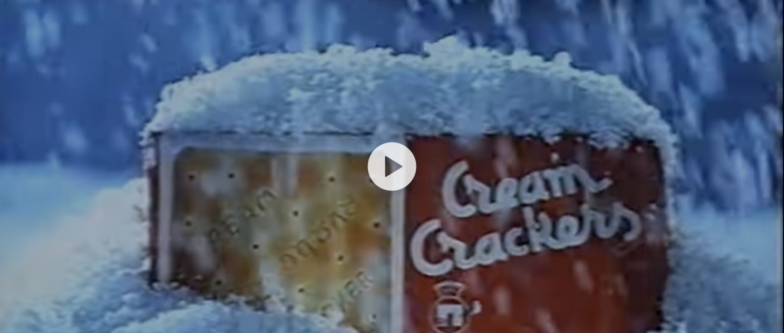Cream Crackers commercial from the 1990s; “They’re a cracker”