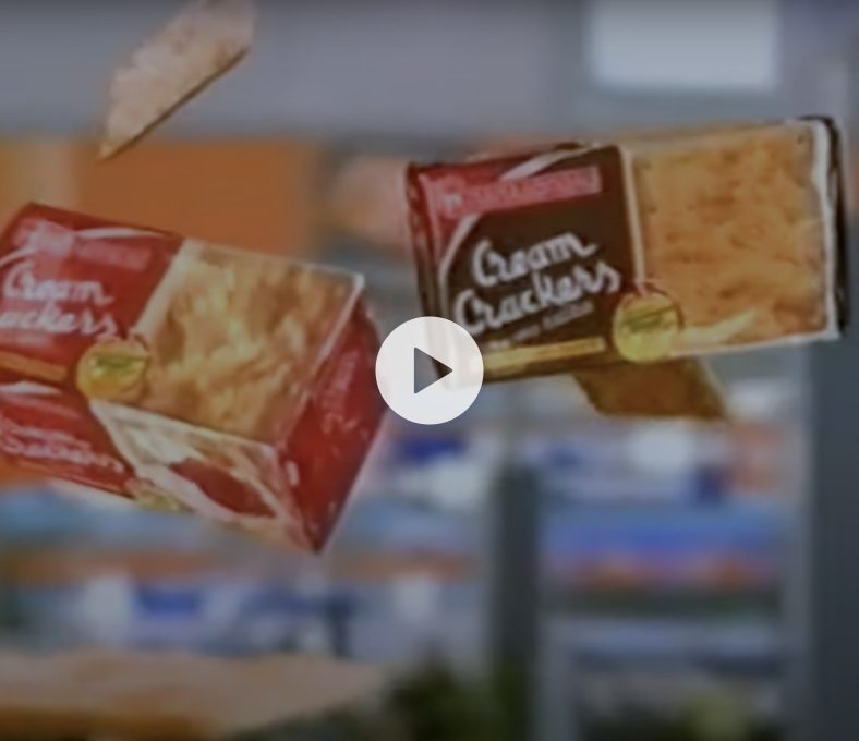 2006 Cream Crackers commercial; “De-light as a feather”