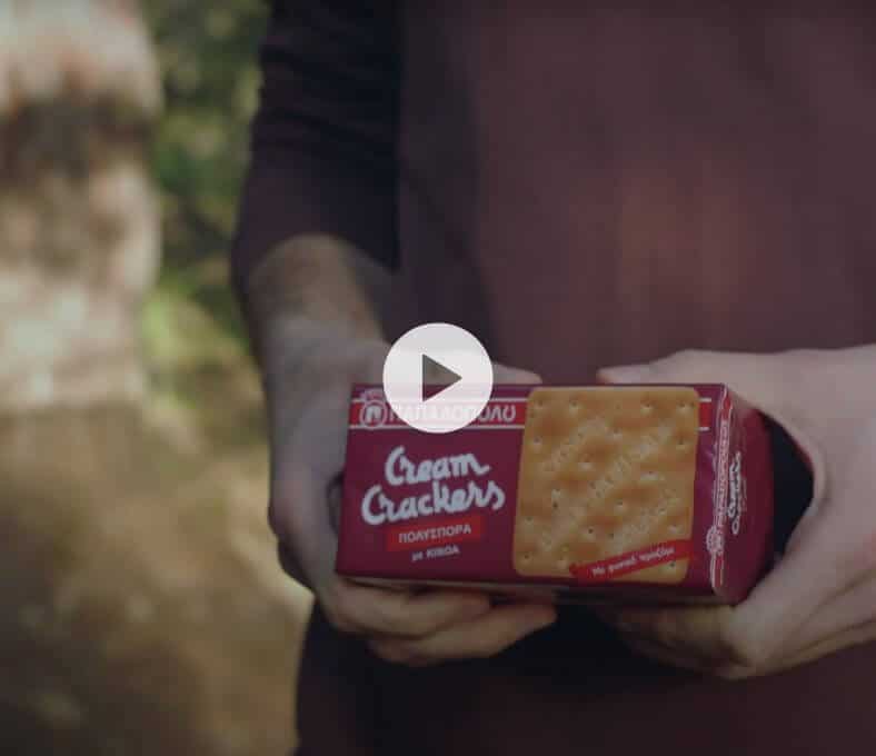 2021. Διαφήμιστική καμπάνια Cream Crackers για τη νέα γεύση 