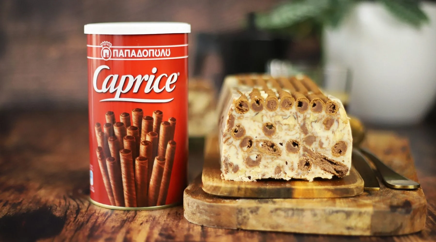 Top slider image for Κορμός λευκής σοκολάτας με Caprice Παπαδοπούλου