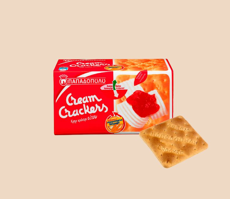 Από το 2005 έως το 2014 τα αγαπημένα μας Cream Crackers σίτου κυκλοφορούσαν σε έντονη κόκκινη συσκευασία. 