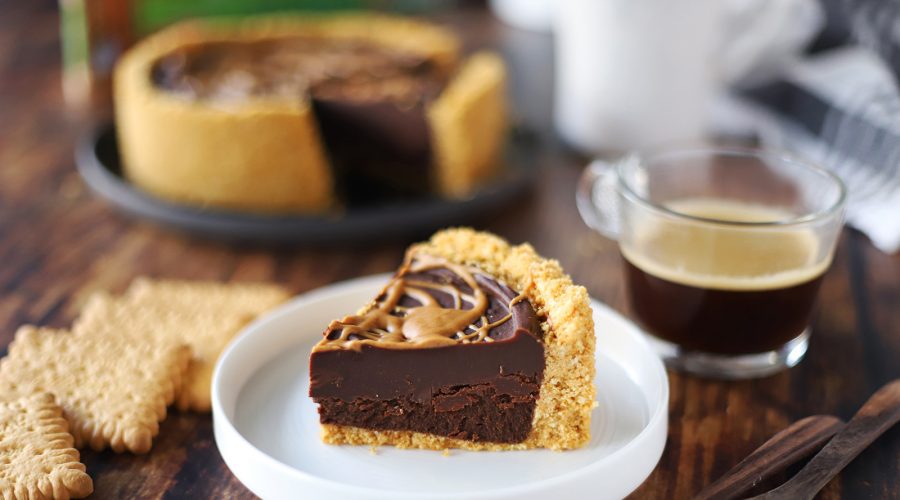 Top slider image for Τάρτα με σοκολάτα, φιστικοβούτυρο και Πτι-Μπερ χωρίς προσθήκη ζάχαρης
