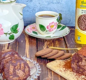 image for Vegan & Gluten Free Μωσαϊκό με Μπισκότα Παπαδοπούλου με Κακάο Χωρίς Γλουτένη