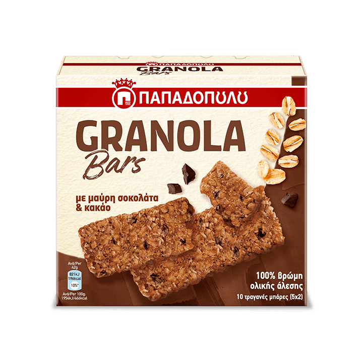 Product Image of GRANOLA Bars with dark chocolate & cocoa