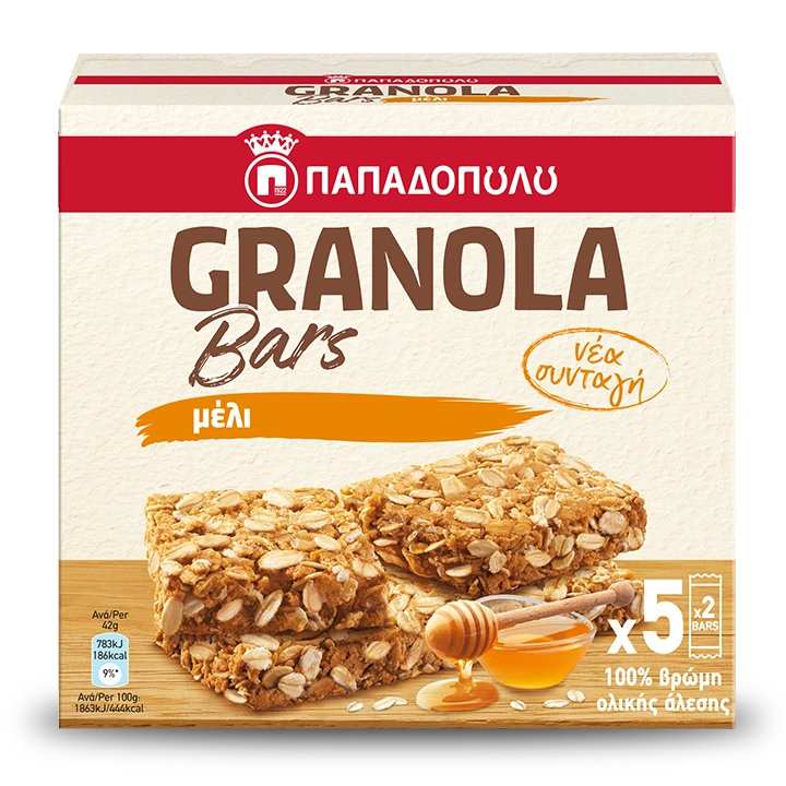 Image of GRANOLA Bars μέλι