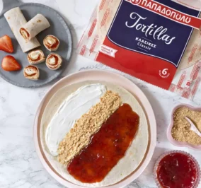 image for Εναλλακτικό Cheesecake Τορτίγιας με γιαούρτι