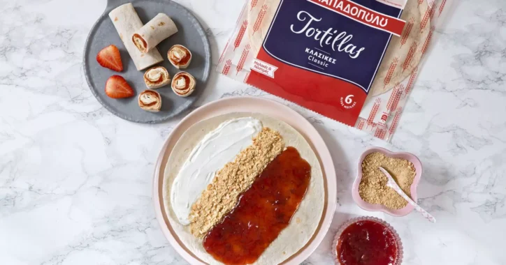 image for Εναλλακτικό Cheesecake Τορτίγιας με γιαούρτι