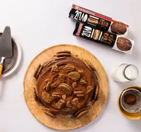 image for Εύκολο σοκολατένιο μπισκοτοκέικ με 2πλοΓεμιστά σοκολάτα