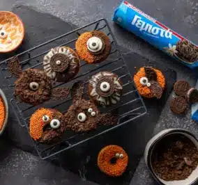image for Halloween Donuts Φούρνου με Γεμιστά Βανίλια