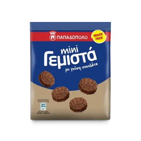 Product Image of Mini sandwich biscuits with chocolate flavored cream