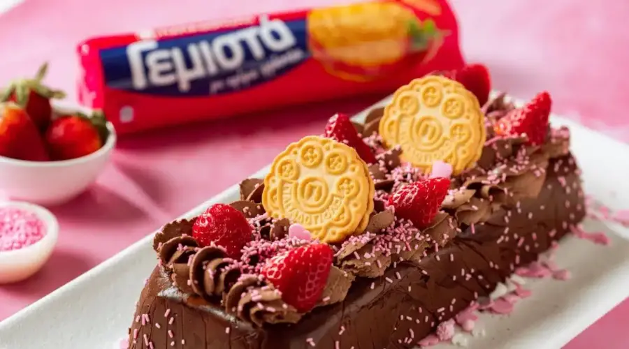 Top slider image for Κέικ σοκολάτας χωρίς ψήσιμο με Γεμιστά μπισκότα