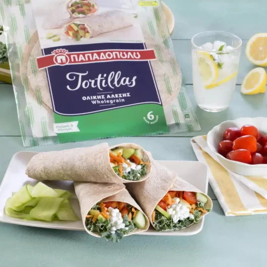 image for Νόστιμο και υγιεινό snack με Tortillas Παπαδοπούλου