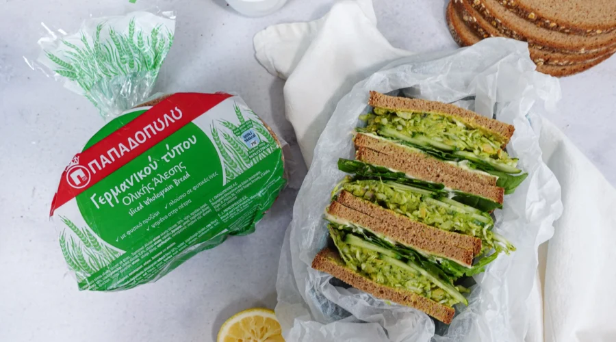 Top slider image for Green Goddess Sandwich με Ψωμί Παπαδοπούλου Γερμανικού Τύπου Ολικής άλεσης