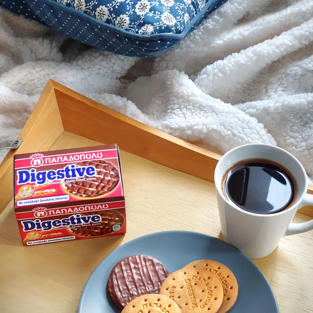 image for Ξεκούραση και απόλαυση πάνε μαζί, με Digestive με επικάλυψη σοκολάτας γάλακτος!