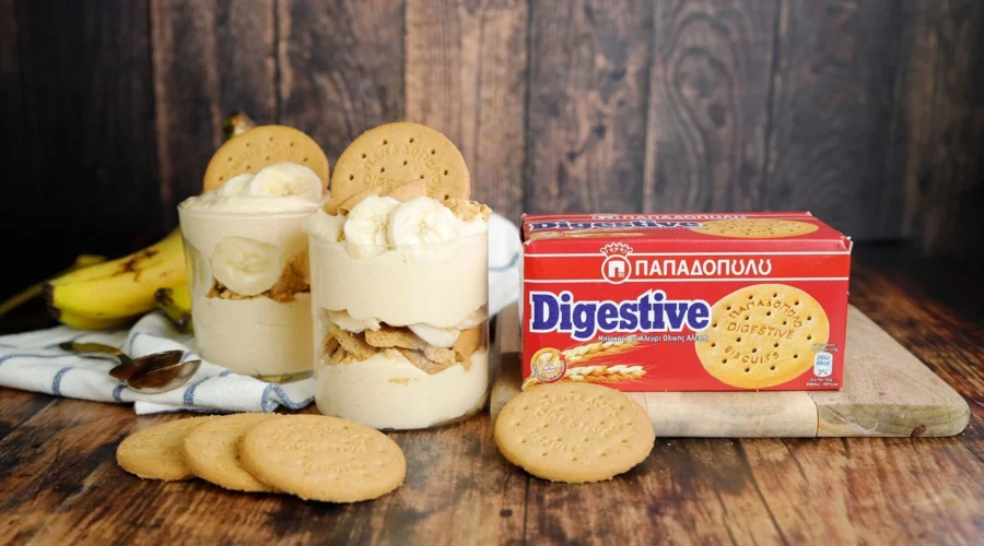 Top slider image for Πουτίγκα μπανάνα με Digestive Παπαδοπούλου και κρέμα βανίλιας