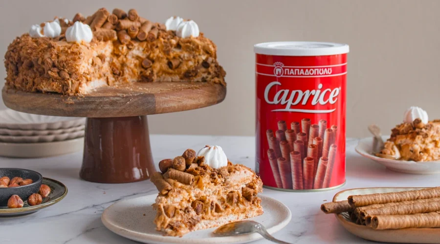 Top slider image for Τραγανό «κέικ» μαρέγκας με καραμέλα και Caprice