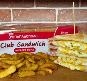 Banner for Club Sandwiches με Ψωμί Παπαδοπούλου και Αυγοσαλάτα