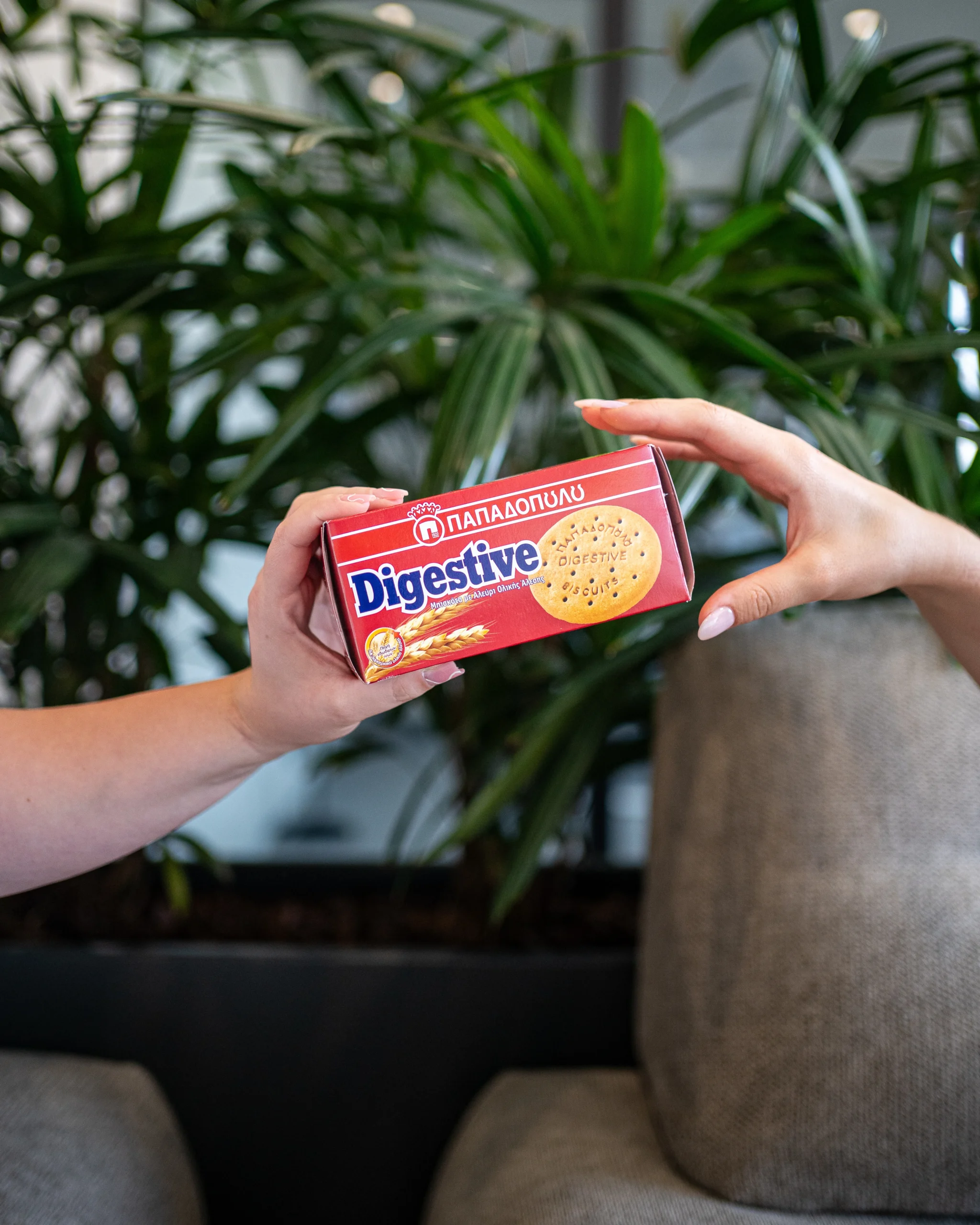  Image for Αυθεντική γεύση που γεμίζει χαμόγελα​. Digestive Παπαδοπούλου = Πηγή φυτικών ινών με αλεύρι ολικής!​