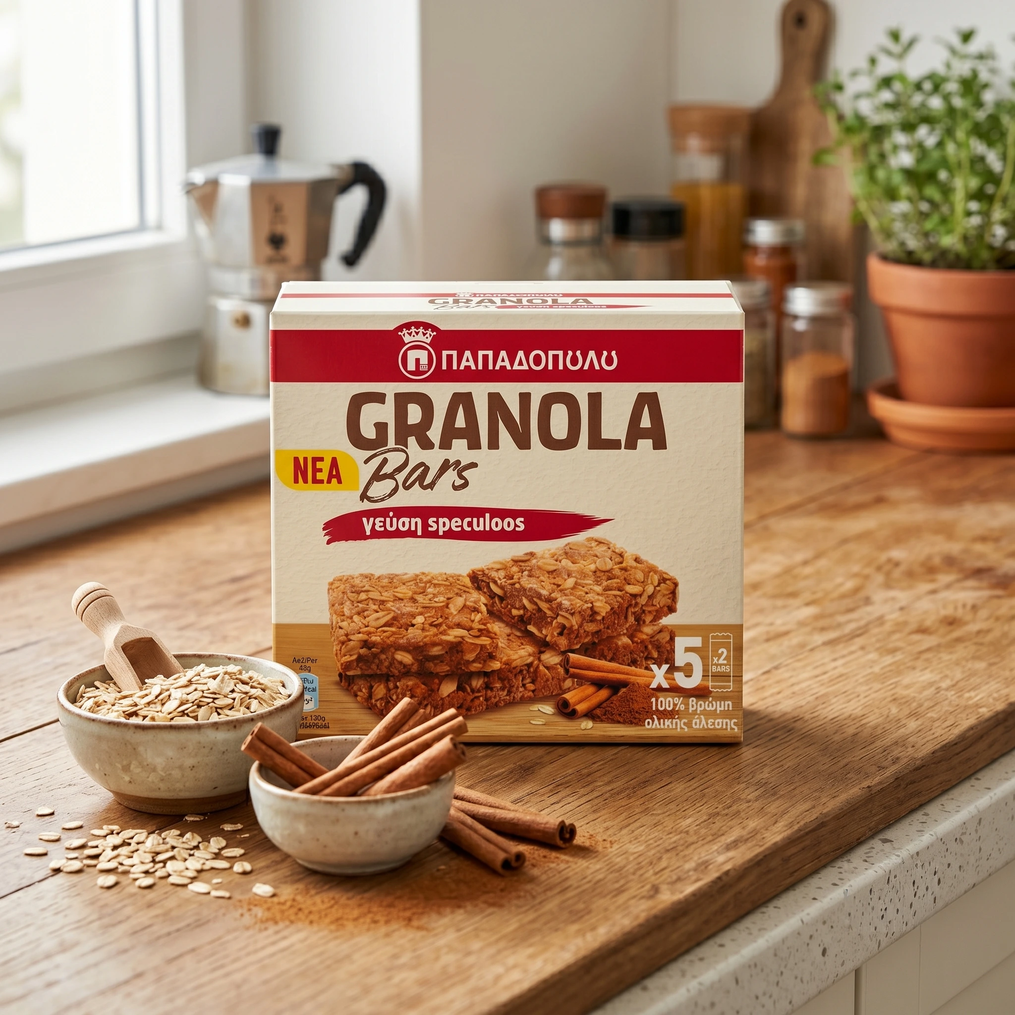 Recipe for Οι GRANOLA Bars καλωσορίζουν τη νέα γεύση Speculoos